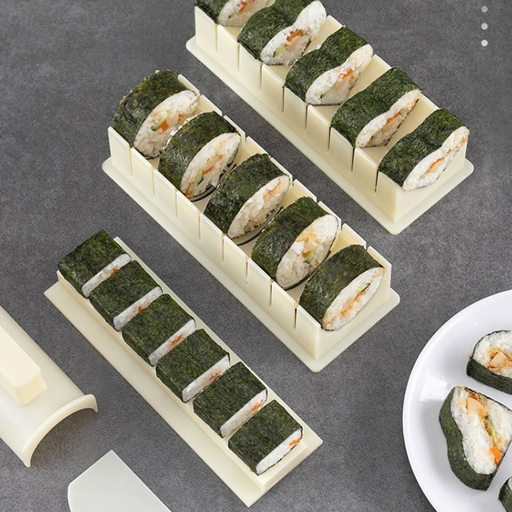 Sushi Making Kit - 3pcs/set Plastic Sushi Maker Equipment Kit