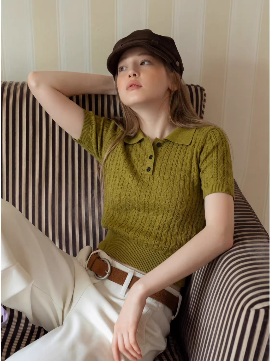 Fashion Casual Style Twist Cab - đánh giá và giá Matcha