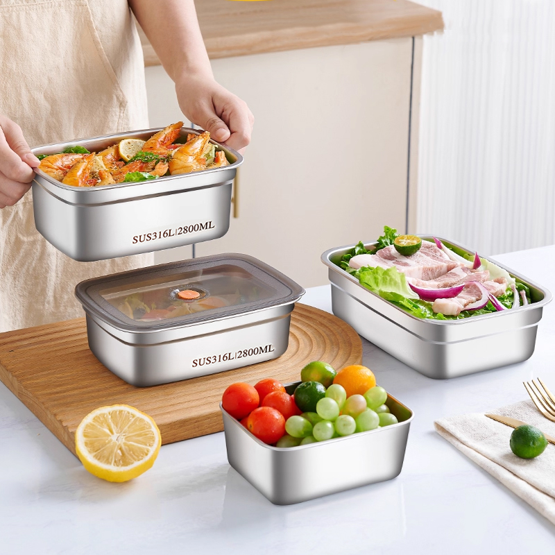 Food Grade 316 Stainless Steel - đánh giá và giá Bento Box