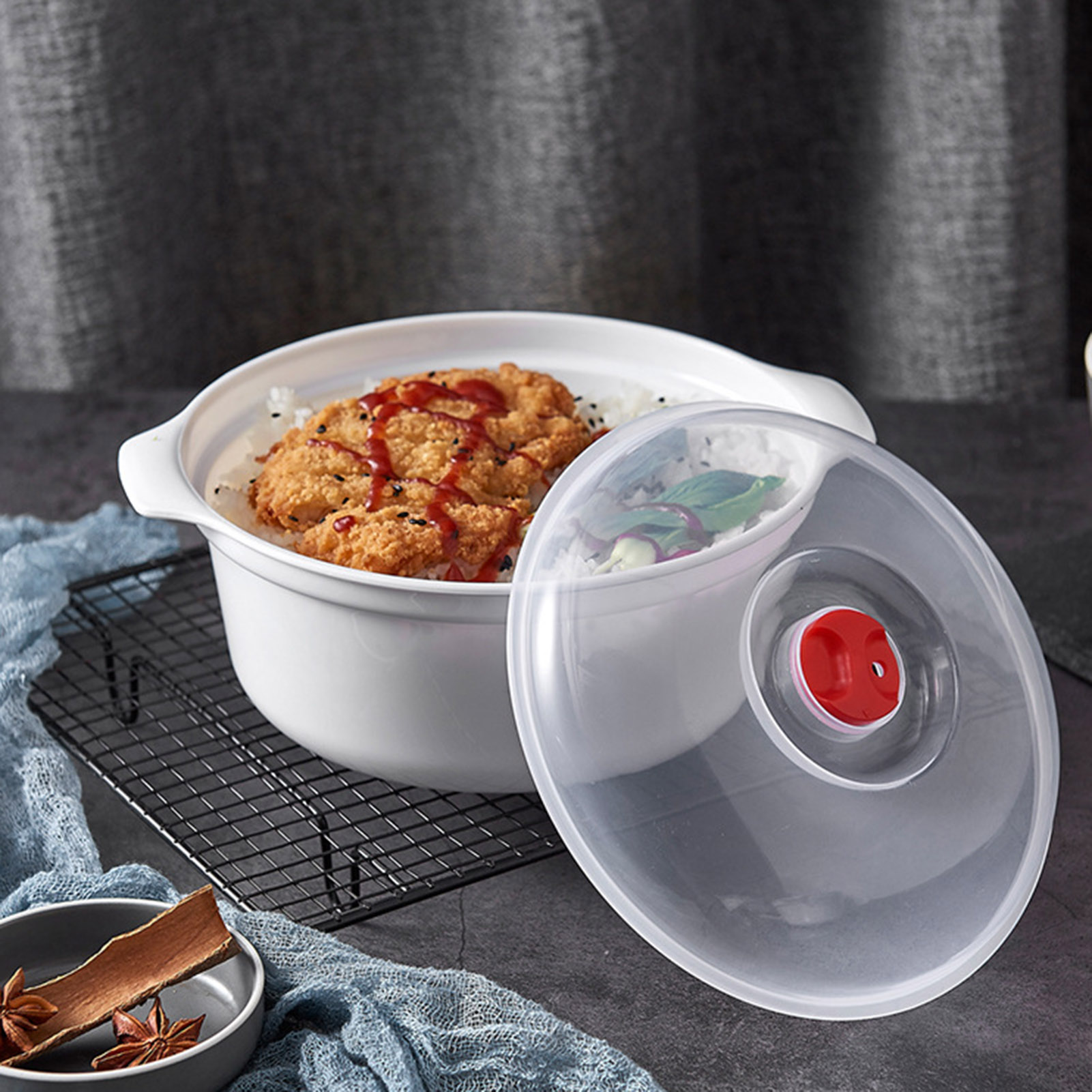 Professional Lunch Box Round F - đánh giá và giá Bento Box