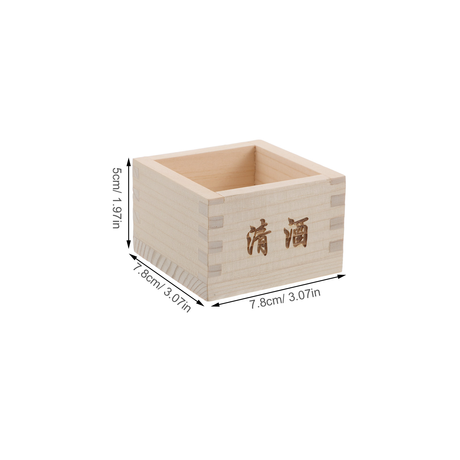 2Pcs Wooden Sake Masu Box Trad - đánh giá và giá Japanese Restaurant Lifestyle