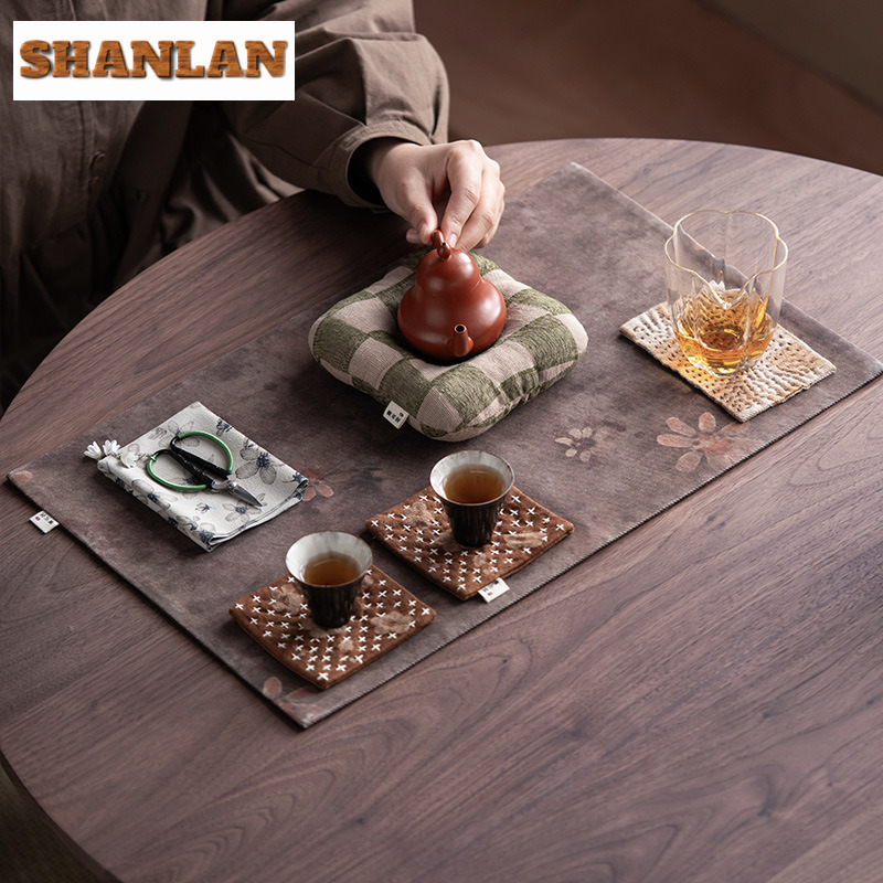 Chinese Zen Woven Brocade Tea  - đánh giá và giá Japanese Tea
