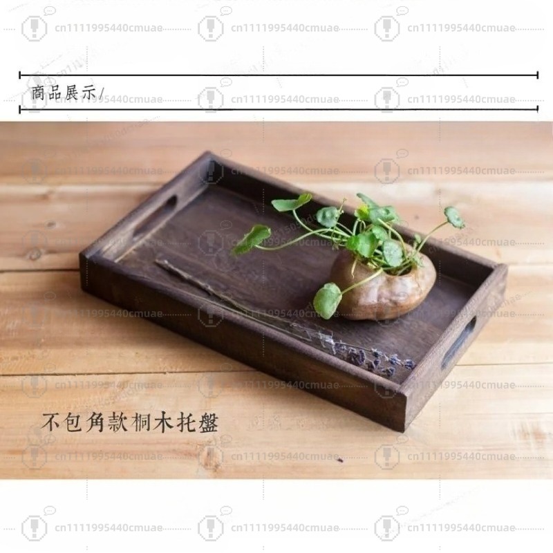 Japanese-style paulownia tray  - đánh giá và giá Japanese Snacks